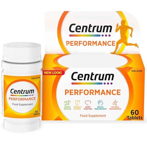 Image of Centrum Performance Tablets Multivitamin & Mineral Supplements, 21 essential nutrients, including vitamin C, D, and Iron, 60 ct