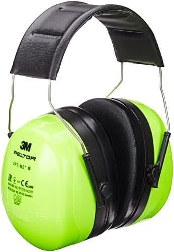 Image of 3M PELTOR Optime III Ear Muffs, Headband, Comfortable, Ear Protection, 34 dB, Hi-Viz, H540A-461-GB, 1 per Package