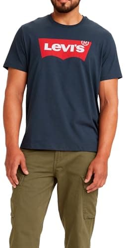 Image of Levi's Men's Graphic Set-In Neck T-Shirt, Dress Blues, XL