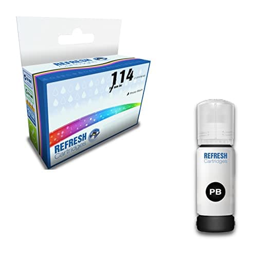 Image of Refresh Cartridges Remanufactured Ink Cartridge Replacement for Epson 114 (Photo Black)