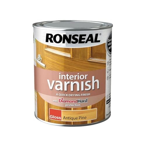 Image of Ronseal Interior Varnish Antique Pine Gloss 750ml