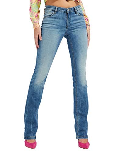 Image of Guess Super Stretch Slim Jeans for Women W1RA58D4B11-BUFS - Multicolour - UK 4