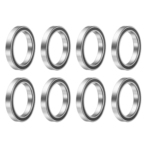 Image of sourcing map 8pcs 6704-2RS Deep Groove Ball Bearings 20x27x4mm Chrome Steel Bearing Double Sealed Precision Bearings, P6(ABEC3)