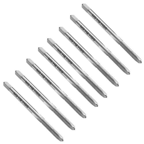 Image of sourcing map 8pcs Straight Flute Thread Tap, M3 x 0.5 Metric Screw Threading Tapping Tool Thread Milling Machine Taps, High-Speed Steel 6542 (HSS 6542)