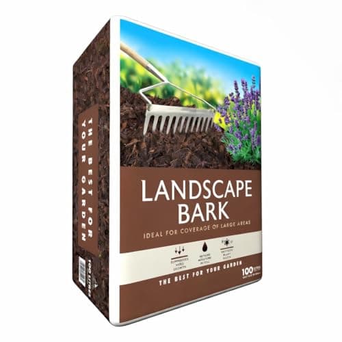 Image of Landscape Bark 100L – Garden Mulch for Weed Control, Moisture Retention & Root Protection, Decorative Chips for Beds, Borders & Pathways