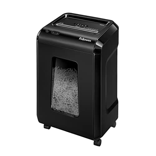 Image of Fellowes Powershred 92Cs, 18 Sheet Cross Cut Paper Shredder for the Small or Home Office with SafeSense and Silent Shred,1719401