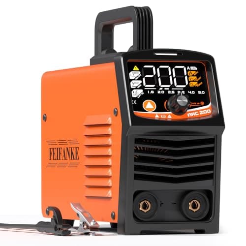 Image of FEIFANKE ARC200 Welding Machine 240V 200A Stick Welder 3-in-1 SYN IGBT Inverter Welder with LED Digital Display Mini Portable Compact MMA E-Hand/Lift TIG/Hot Start/Arc Force/VRD