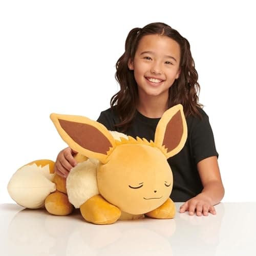 Image of Pokémon Eevee Sleeping Plush - 18 Inch Premium Plush in Sleeping Pose