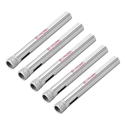 Image of sourcing map 6mm Diamond Drill Bits Hole Saws for Glass Tile Porcelain Marble Ceramic Bottles Pots Brick Pack of 5