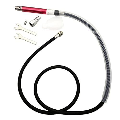 Image of DASNTERED Air Micro Grinder, Pneumatic Pencil Die Grinder Kit, Micro Air Grinder Set Pneumatic Practical Cutting Pencil With Wrench Handheld(Micro Grinder)