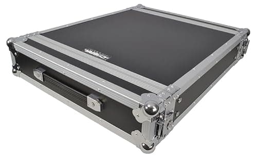 Image of 19-Inch 2U Rack Flight Case - Durable 520mm Deep Road Case