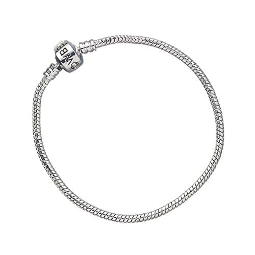 Image of The Carat Shop XS- Child Size 17cm Official Harry Potter Jewellery Silver Charm Bracelet for Harry Potter Slider Charms