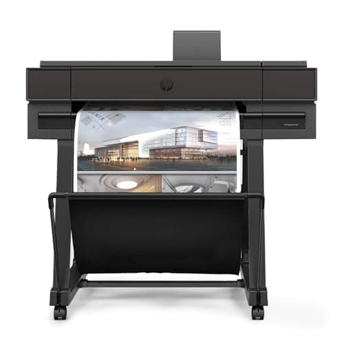Image of HP DesignJet T870 61 cm (AM0X9A), large format printer plotter, A4–A1/D, up to 120 A1 prints/h, Wi-Fi, Ethernet, USB, 2400 x 1200 dpi, Flex Tech, 2-year warranty, black