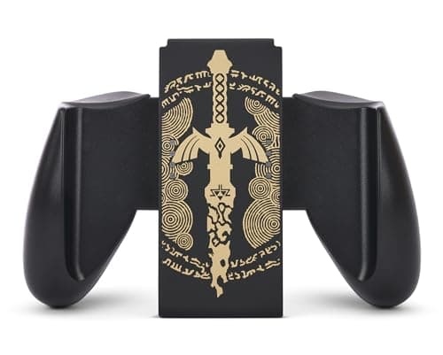 Image of PowerA Joy-Con Comfort Grip for Nintendo Switch - OLED Model, Nintendo Switch and Nintendo Switch Lite - Decayed Master Sword, Game Controller, Gamepad, Nintendo Switch Lite, Officially Licensed