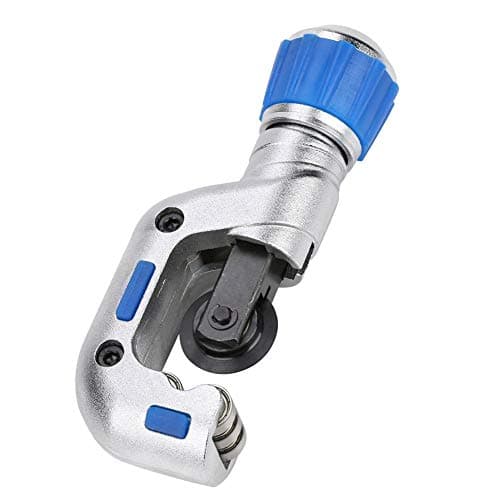 Image of Copper Pipe Cutter, Professional Ball Bearing Pipe Cutter - Adjustable 4-32mm/5-50mm for Copper, Aluminum & Stainless Steel Tubes (Size:5-50MM)