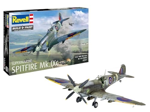 Image of Revell 03927 Supermarine Spitfire Mk.IXc 1:32 Scale Unbuilt/Unpainted Plastic Model Kit