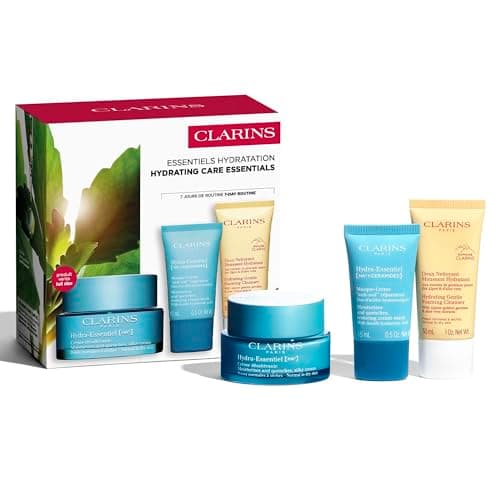 Image of Clarins Hydrating Care Essentials | Powered by Hyaluronic Acid | Intensely Hydrates and Visibly Plumps Skin | Contains Hydra-Essential Day Cream 50ml | Worth Over £55