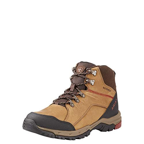 Image of ARIAT Men's Skyline Mid Waterproof Hiking Boot, Distressed Brown, 8 UK