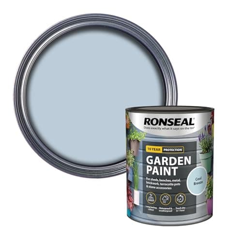 Image of Ronseal RSLGPCDB750 GPCDB750 Garden Paint Cool Breeze 750ml, 750 ml