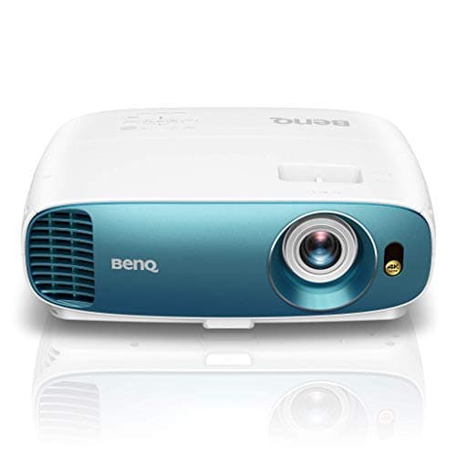 Image of BenQ TK800 True 4K UHD HDR Home Entertainment Projector, DLP, 3000 Lumens, Football Mode, White/Blue