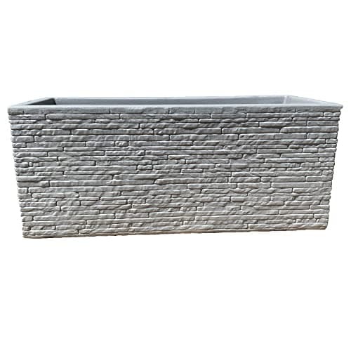 Image of Strata Slate Effect Trough In Stone