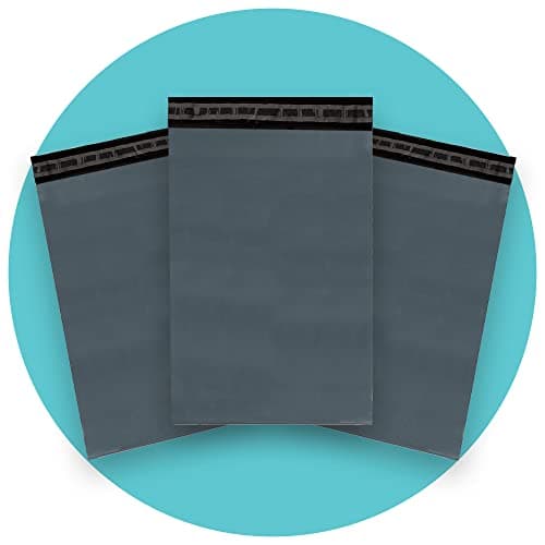 Image of Triplast 9 x 12-Inch Plastic Mailing Postal Bag - Grey (Pack of 500)
