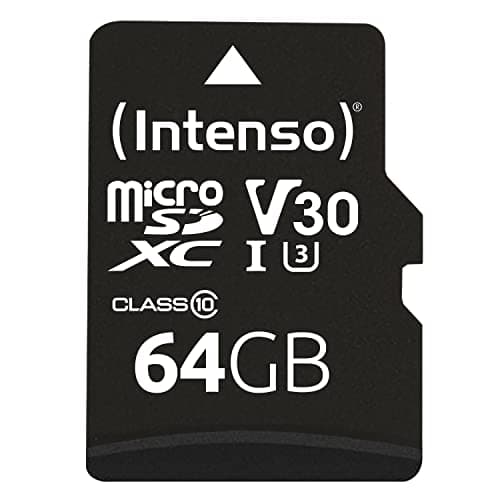 Image of Intenso Professional MicroSDXC Memory Card, Class 10 UHS-I, 64 GB, blue