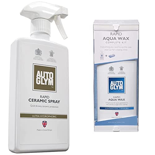 Image of Autoglym Rapid Ceramic Spray, 500ml & Rapid Aqua Wax Complete Kit