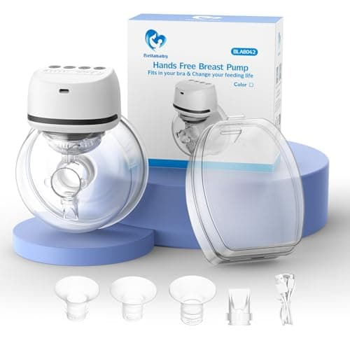 Image of Bellababy Breast Pump,Portable Wireless Wearable Rechargeable Hands Free Breast Pump Electric with 4 Modes & 6 Levels