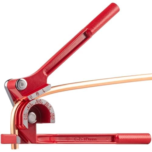Image of Hardys Mini Pipe Bender 3-in-1 | 6/8/10mm | 180° Copper Tube Bender 1/4'' 5/16'' 3/8'' | Boiler, Refrigeration System, ACR, Copper, Aluminium, Brass Pipe Bending Hand Tools