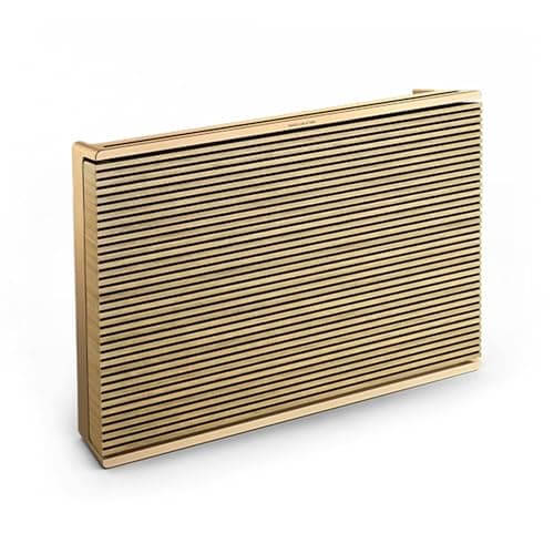 Image of Bang & Olufsen Beosound Level – Portable Wireless Bluetooth Speaker, Waterproof Dust Resistant, WiFi Speaker for Home, 16 Hours Battery, Cradle to Cradle Certified - Gold Tone
