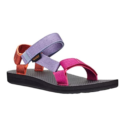 Image of Teva Women's Original Universal Metallic Pink Multi, UK 8