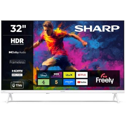 Image of Sharp 32-inch HD Smart TV Dolby Digital HDR10 HDMI ARC Freely Included 32HE2345K (HE Series) - in White