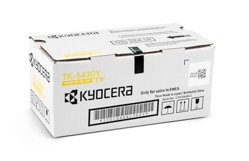 Image of Kyocera Yellow Standard Capacity Toner Cartridge 1.25K pages for PA2100 & MA2100 - TK5430Y