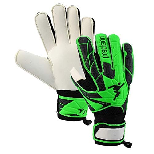 Image of Precision GK Unisex-Youth Precision Fusion_X.3D Junior Flat Cut Finger Protect, Green, 2