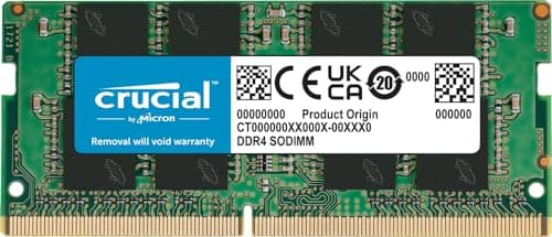 Image of Crucial Basics 8GB DDR4 3200 MT/s CL22 SODIMM 260 Pin 1.2V Laptop Memory