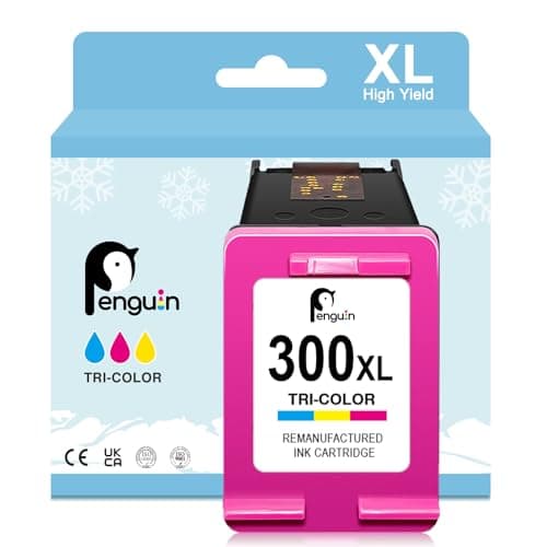 Image of Penguin 300XL Printer Ink Cartridge Replacement Colour for HP 300 XL Compatible with PhotoSmart C4680 C4600 Deskjet F4272 120 C460