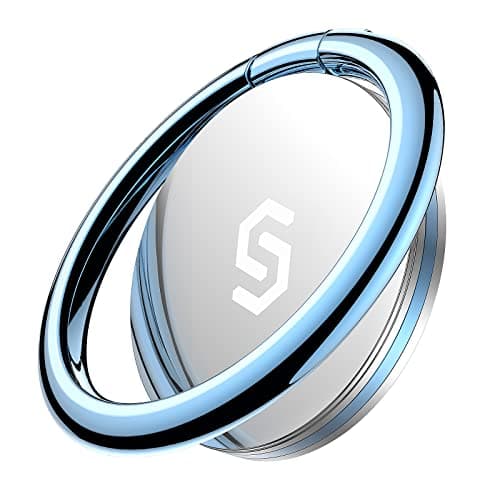 Image of Syncwire Mobile Phone Ring Smartphone Finger Holder - 360 Degree Rotation Universal Ring Holder Ring Holder Smartphone Finger Holder Mobile Phone Holder for iPhone iPad Samsung Huawei and More - Blue