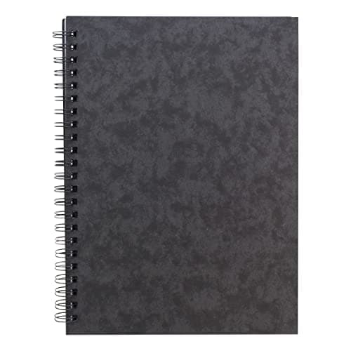 Image of Clairefontaine Europa Notemaker Book Sidebound Ruled 80 gsm 120 Pages A5 Black Ref 4852 , Pack 10