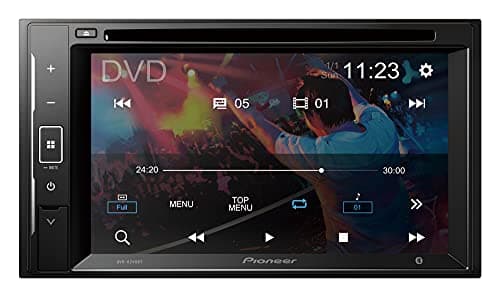 Image of Pioneer AVH-A240BT Mechafree 6.2” touchscreen CD/DVD multimedia player with Smartphone Mirroring, Bluetooth, 13-band GEQ, advanced audio features and premium audio quality.