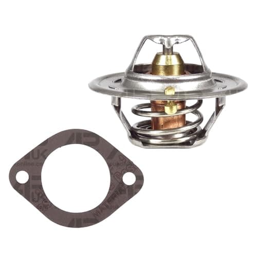 Image of Thermostat 82°C & Gasket Replacement for Massey Ferguson 35 35X 122 130 133 135 140 Tractor