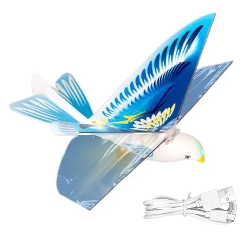 Image of Mechanical Robot Bird | Realistic Electronic Flying Bird Flying Wings for Garden and Outdoor, for Teens Family and Outdoor Games Garden Park