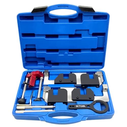 Image of ZKTOOL Engine Camshaft Locking Timing Tool Kit Compatible with BMW M3 M5 M6 S63 B44O0 B44T0 Engine, OEM 2249117 2249140 2249144, Engine Timing Tool