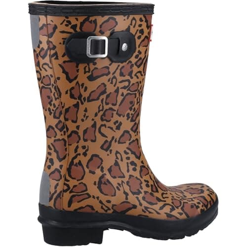 Image of Hunter Original Short WFS2254RMA Leopard print Wellingtons