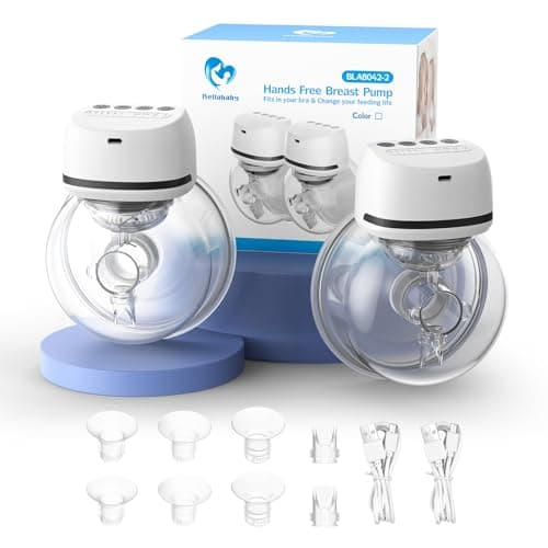 Image of Bellababy Breast Pump,Portable Wireless Wearable Rechargeable Hands Free Breast Pump Electric with 4 Modes & 6 Levels