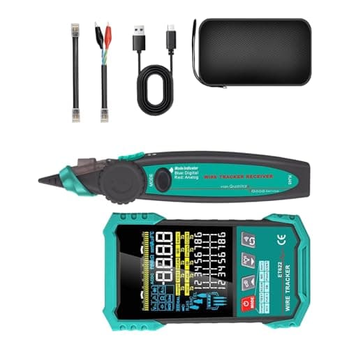 Image of Multifunctional Networks Cable Trackers Multimeter Voltages Measurement Device for Home Repair and Outdoor Power Work Tester with POE Detection POE Tester for Maintenance Housing Detector Electrician