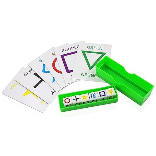 Image of ESP Dice Tube With Marked ESP Cards Magic Tricks Mind Reading Die Box Prediction Magic Mentalism Props Close Up Illusions Gimmicks