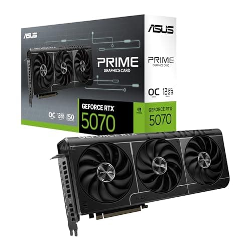 Image of ASUS Prime GeForce RTX™ 5070 GDDR7 12GB OC Edition – Graphics Card (PCIe 5.0, HDMI, Display 2.1, 2.5 Slot, Axial Fans, SFF-Ready)