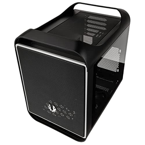 Image of BitFenix Prodigy M 2022 PC Case, Micro ATX Case, Gaming PC, Compact PC Case for Micro ATX and Mini ITX Motherboards, Mesh Front, Tempered Glass Window, Black