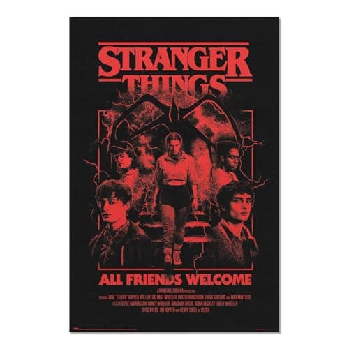 Image of Grupo Erik Poster Stranger Things Season 5-36 x 24 inches / 91.5 x 61 cm - Shipped Rolled Up - Cool Posters, Art Poster, Wall Posters & Prints